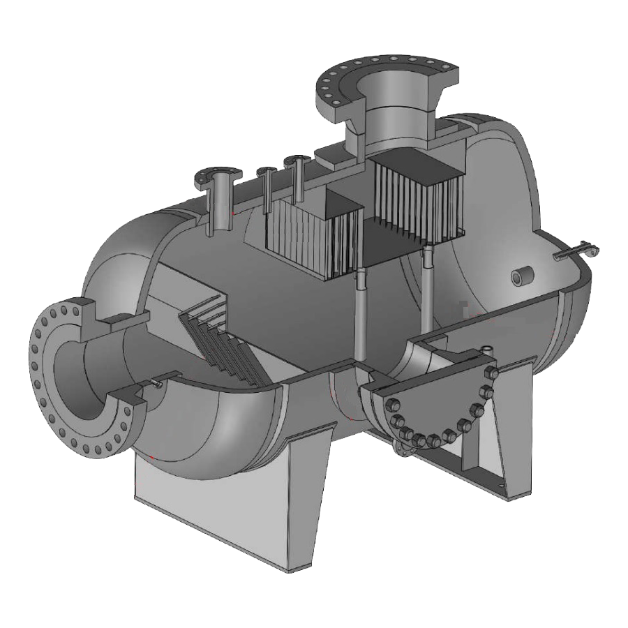 Natural Gas Separator Illustration